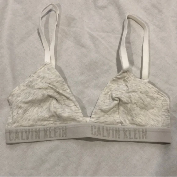 Calvin Klein Triangle Bralettes - Picture 4 of 5